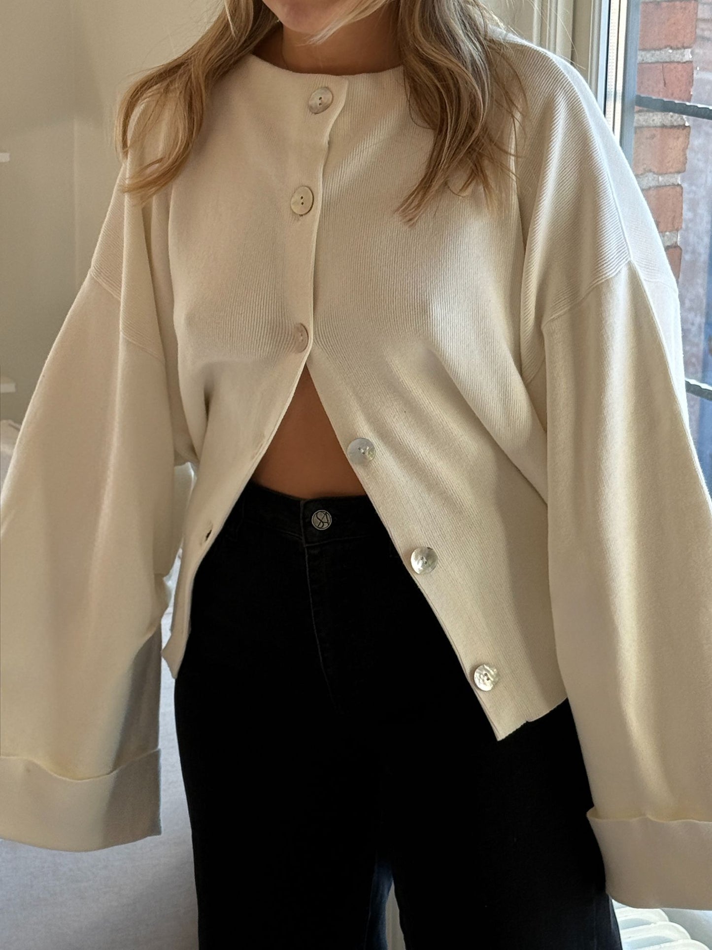 CARDIGAN WHITE