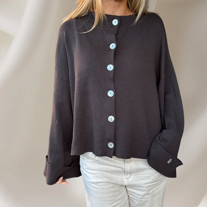 CARDIGAN BROWN